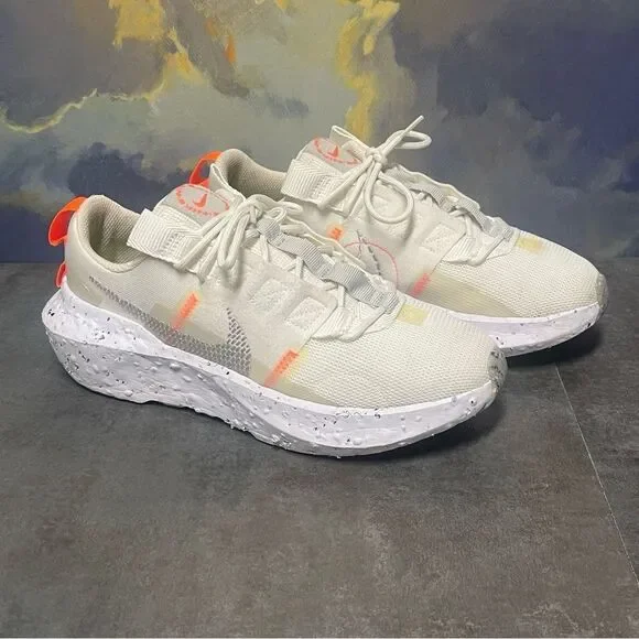 Nike Crater Impact Women's Summit White Grey Fog Sneakers Size 7 - Picture 1 of 16